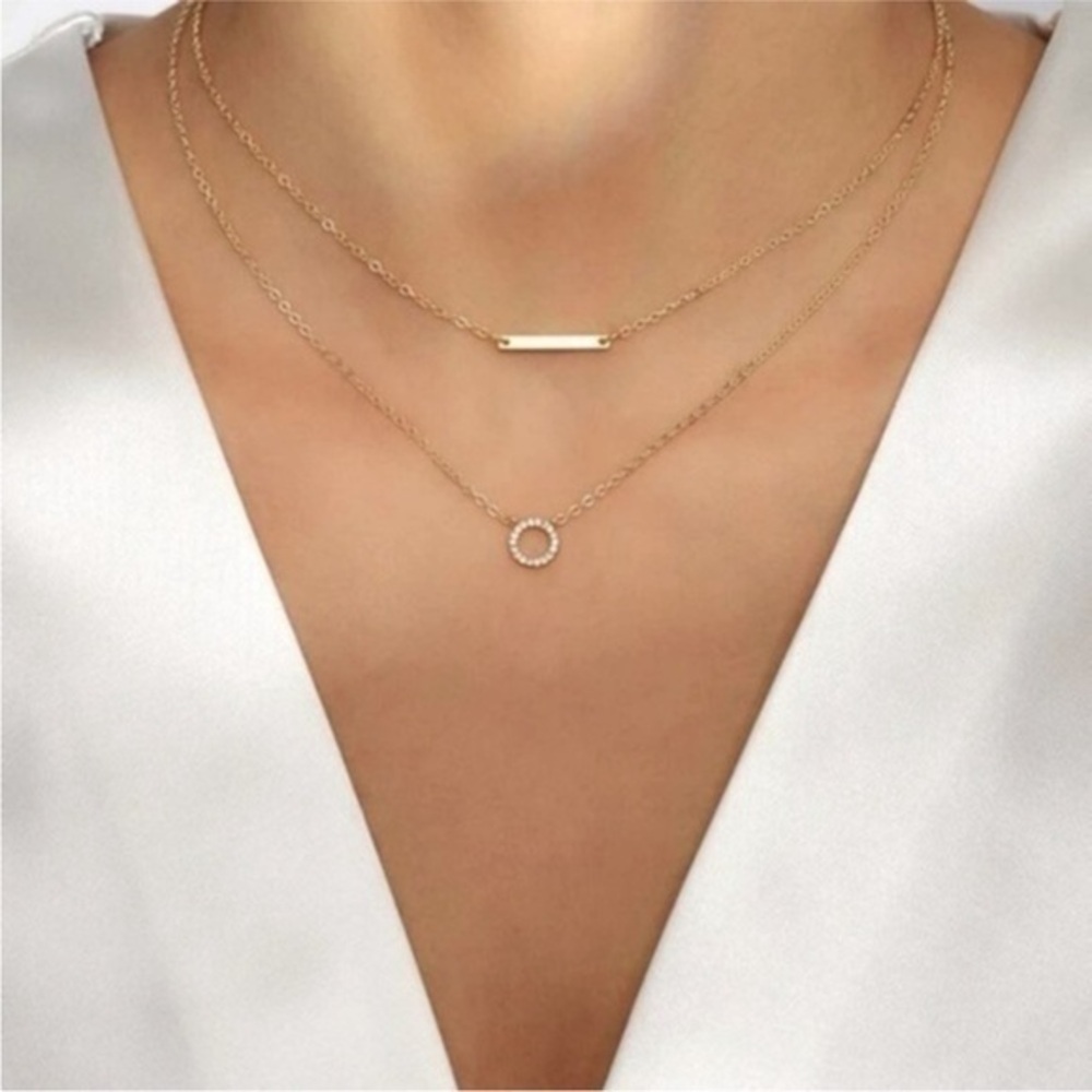 Layered necklace